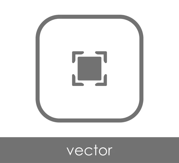Ikon layar penuh - Stok Vektor