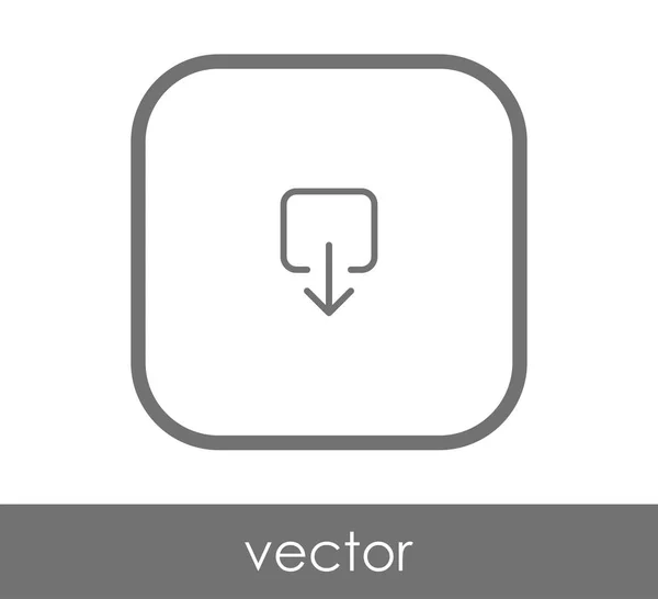 Pijl pictogram teken — Stockvector