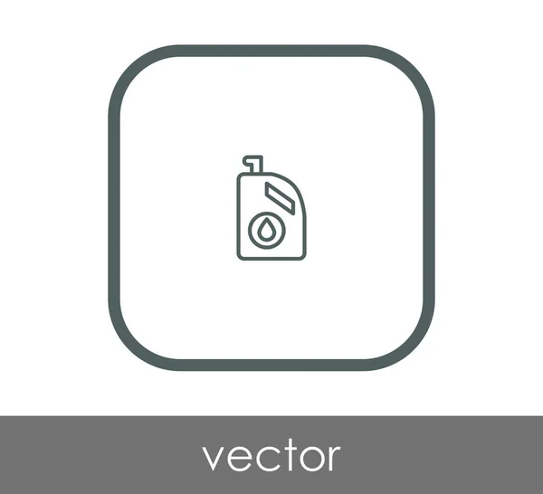 Brandstof kan pictogram — Stockvector