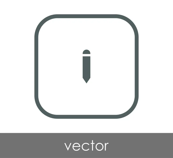 Vector Illustration Design Edit Concept Icon — Stock Vector