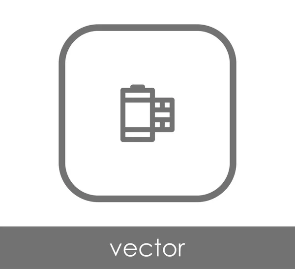 Ikona webové film — Stockový vektor