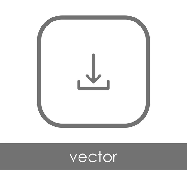 Nyíl ikon jel — Stock Vector
