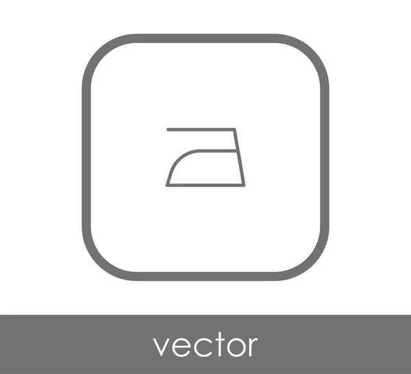 Diseño de icono de hierro — Vector de stock