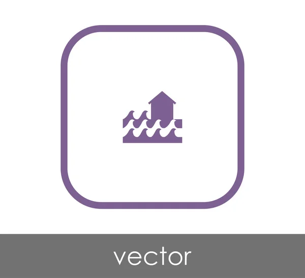 Ícone web Home — Vetor de Stock