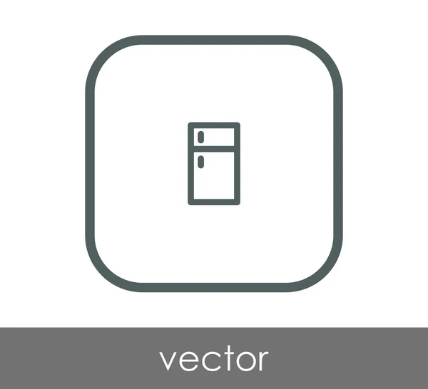 Icono de nevera — Vector de stock