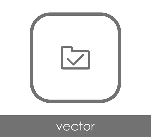 Folderpictogram — Stockvector