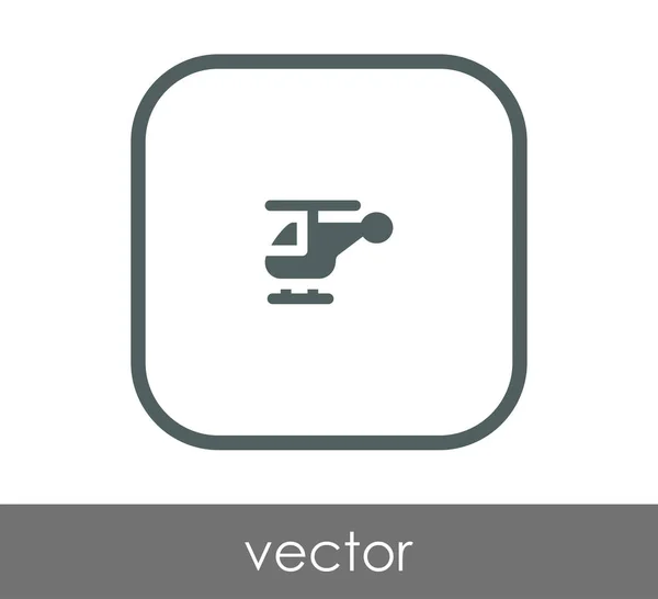 Вертоліт web значок — стоковий вектор