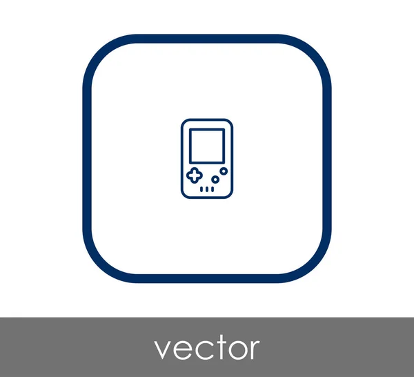 Juego joystick icono — Vector de stock