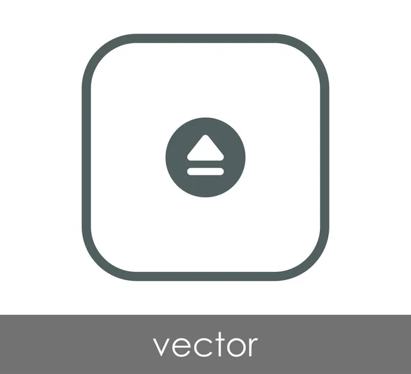 Icono de expulsión — Vector de stock