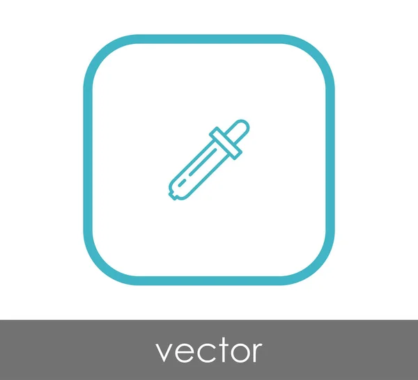 Gotero Icono Vector Ilustración — Vector de stock