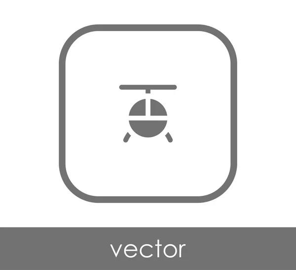 헬리콥터 웹 아이콘 — 스톡 벡터