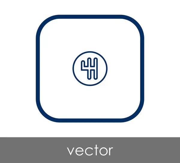 Vektor Illustration Design des Getriebesymbols — Stockvektor