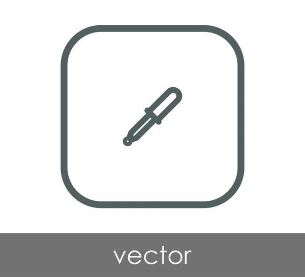 Pipette Symbol Vektor Illustration — Stockvektor