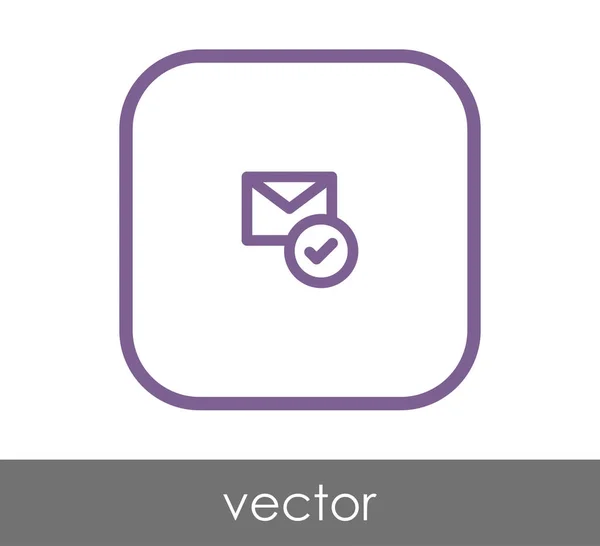 Lire l'icône email — Image vectorielle