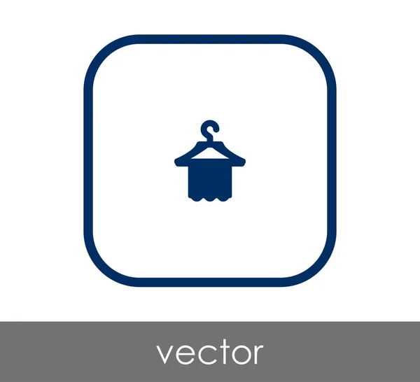 Cintre icône plate — Image vectorielle