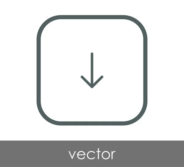 Signo de icono de flecha — Vector de stock