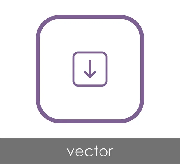 Pijl pictogram teken — Stockvector