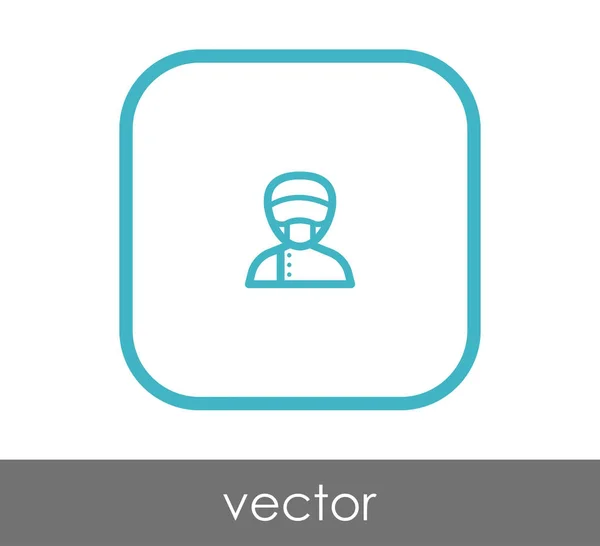 Orvos pókháló ikon — Stock Vector