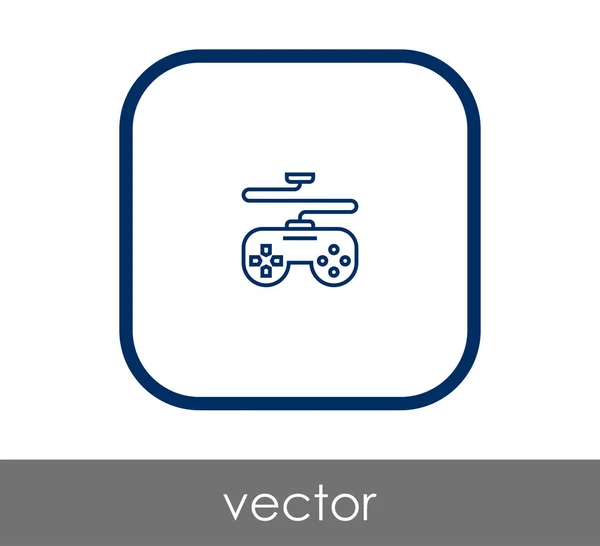 Joystick ícone de jogos — Vetor de Stock