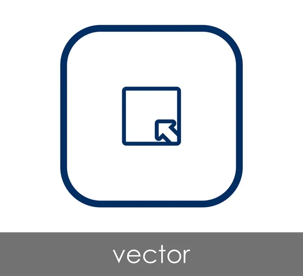 Иконка Знак Векторная Иллюстрация — стоковый вектор