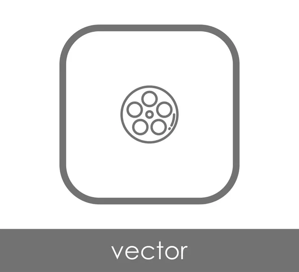 Ícone web filme — Vetor de Stock