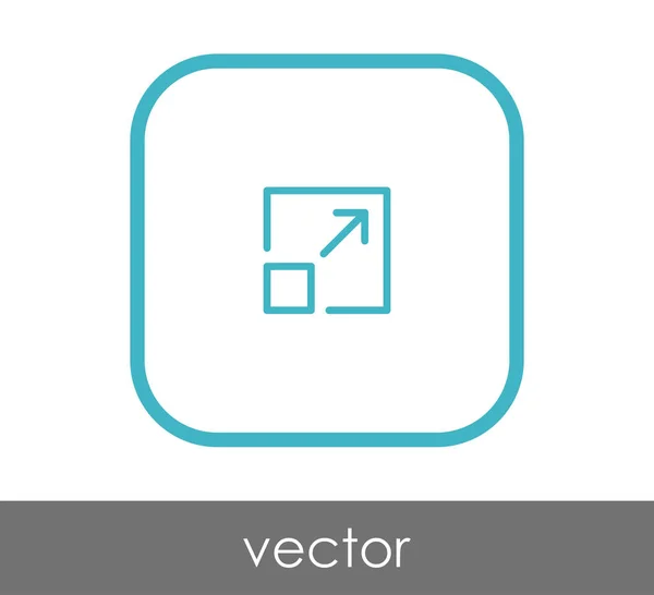 Ouvrir Icône Signe Illustration Vectorielle — Image vectorielle