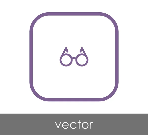 Brille Icon Vektor Illustration — Stockvektor