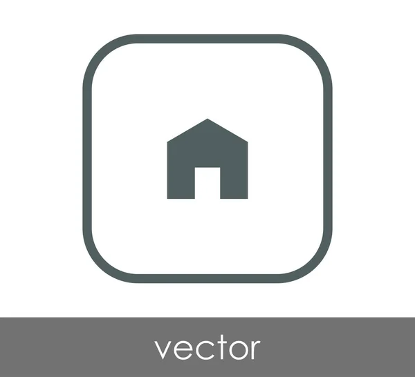 Hjem web-ikon – Stock-vektor