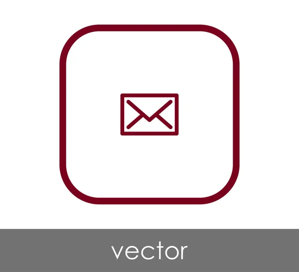 Ilustración diseño de icono de sobre — Vector de stock