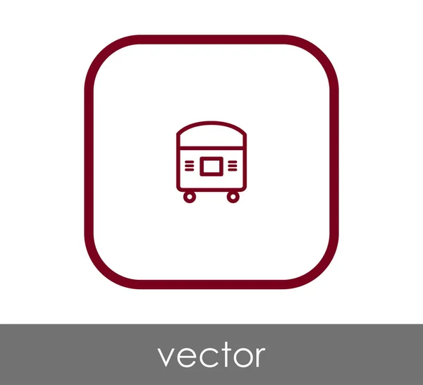 Icono Del Ventilador Símbolo Vector Ilustración — Archivo Imágenes Vectoriales