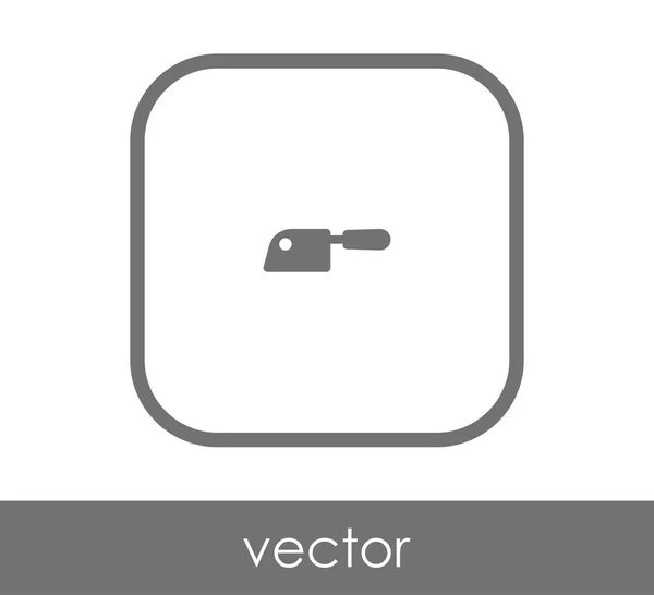 Couteau Icône plate — Image vectorielle
