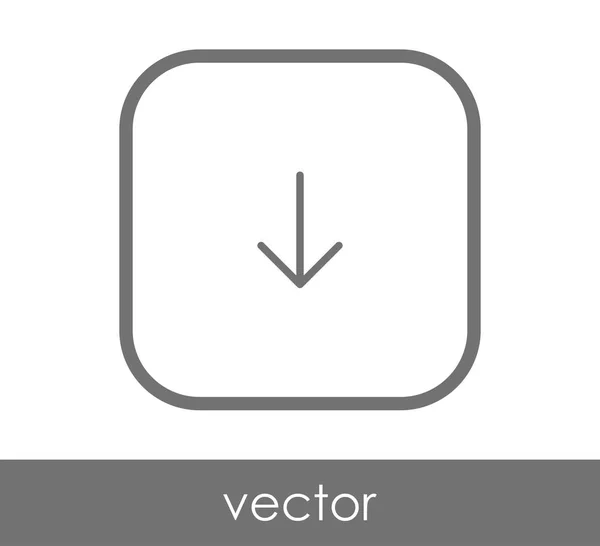 Pijl pictogram teken — Stockvector