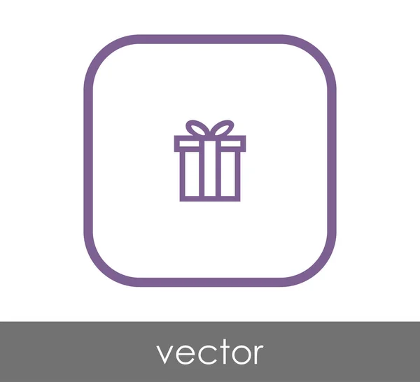 Vector illustration design of gift icon — Stock Vector