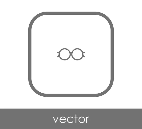 Eyeglasses Icon Vector Illustration — Stock Vector