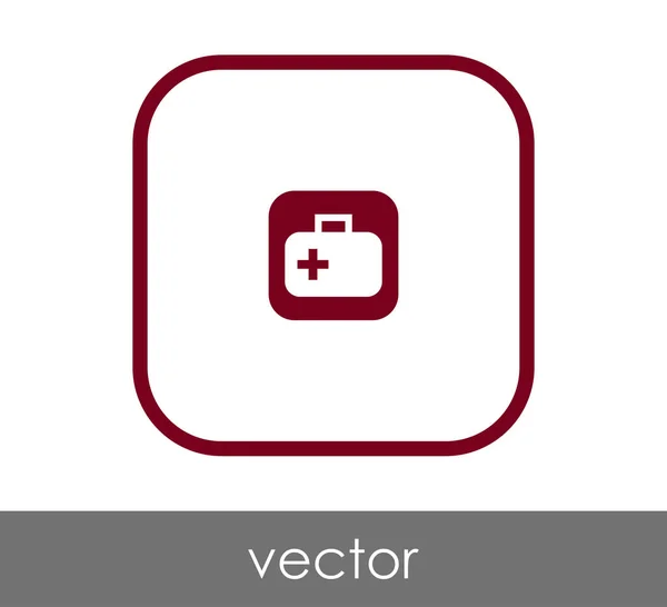 First aid kit icon — Stock Vector