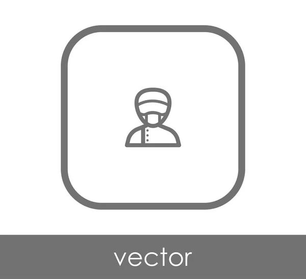 Doutor ícone web — Vetor de Stock