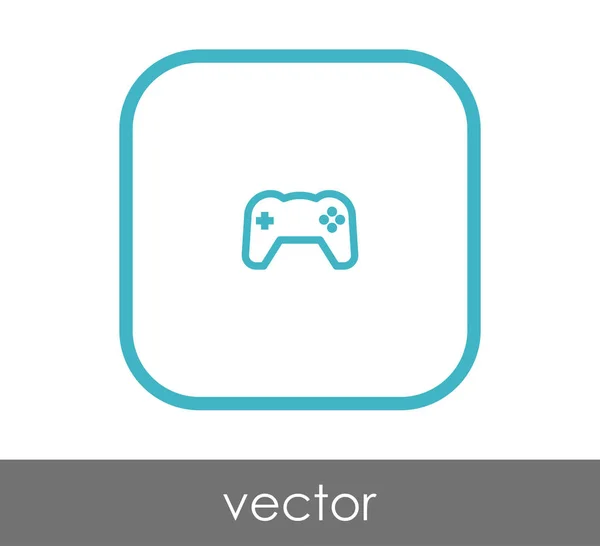 Joystick flat icon — Stock Vector