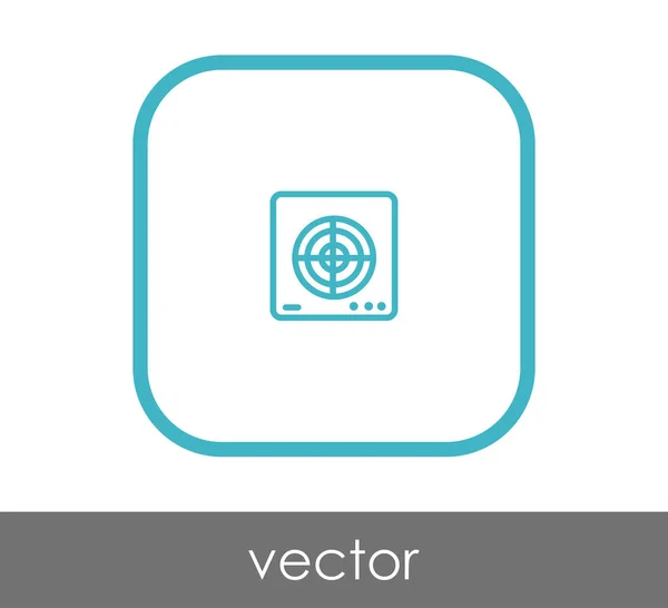 Fan Symbol Symbol Vektorillustration — Stockvektor