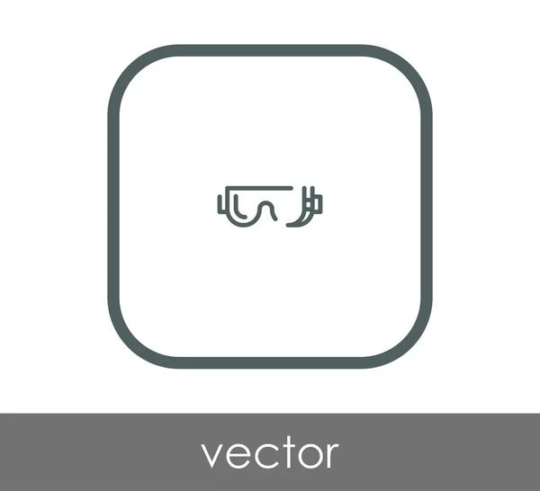 Eyeglasses Icon Vector Illustration — Stock Vector