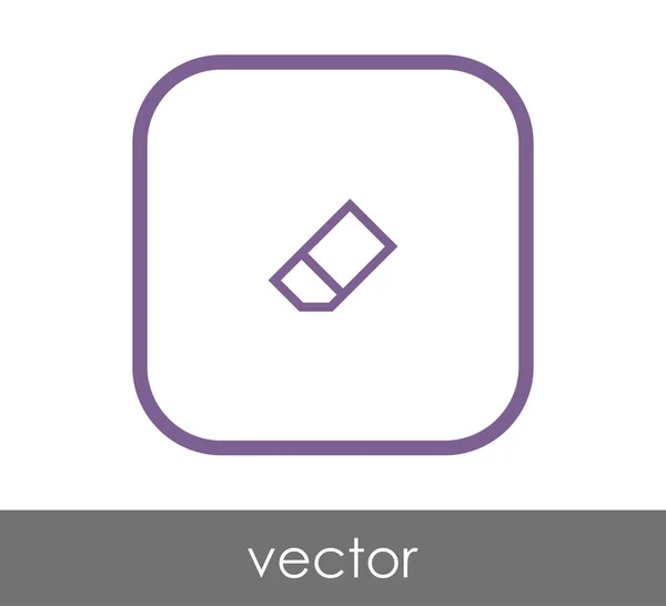 Eraser icon — Stock Vector