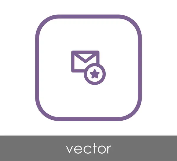 Wichtiges E-Mail-Symbol — Stockvektor