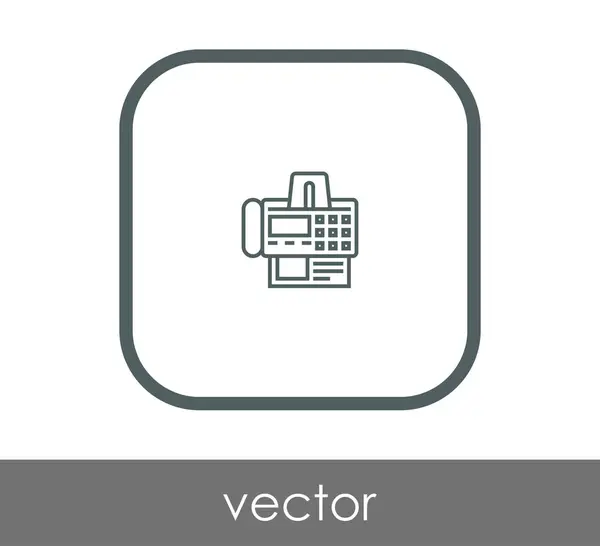 Icono máquina de fax — Archivo Imágenes Vectoriales