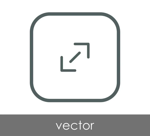 Full screen icon — Stock Vector