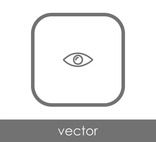 Icono Del Ojo Símbolo Ilustración Vectorial — Vector de stock