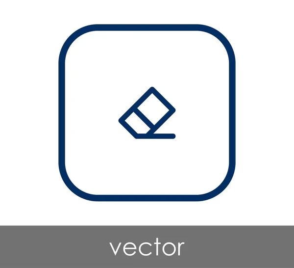 Viskelæderikon – Stock-vektor