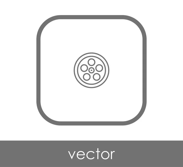 Ícone web filme — Vetor de Stock