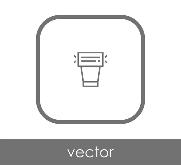 Camera flash icon — Stock Vector