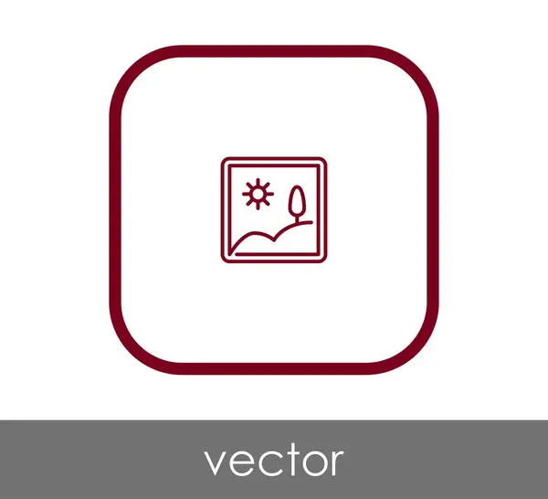 Icono del marco — Vector de stock
