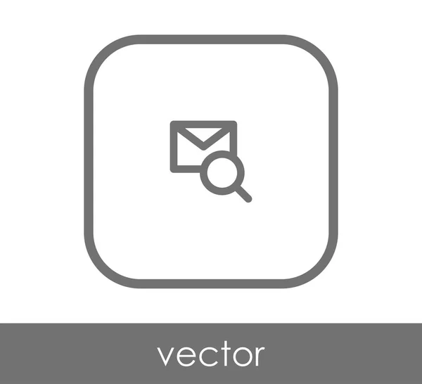 Suche E-Mail-Symbol — Stockvektor