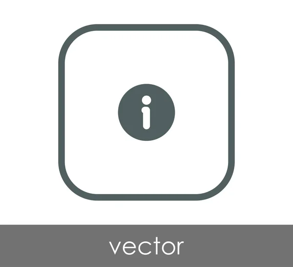 Значок «підпис» інформація — стоковий вектор